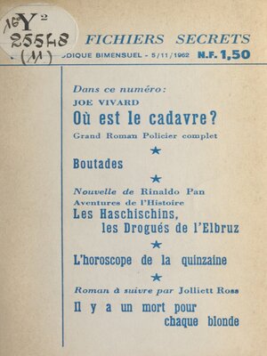 cover image of Où est le cadavre ?